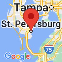 Map of Saint Petersburg, FL